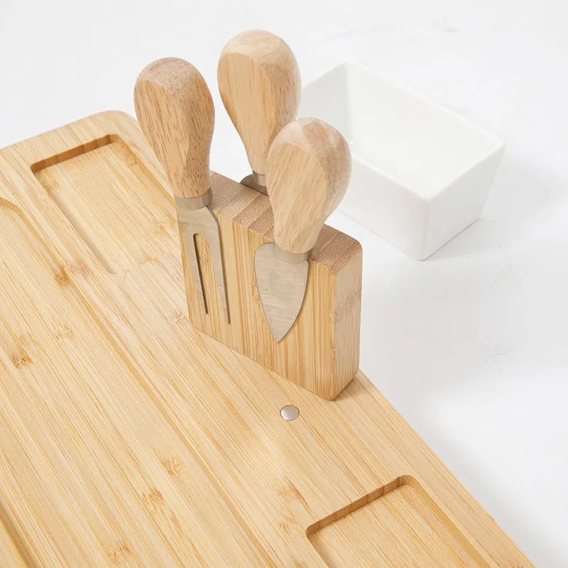 Wine Wood Bamboo Cheese Charcuterie Board Set Cheese Cutting Board Set Charcuterie Board Trays