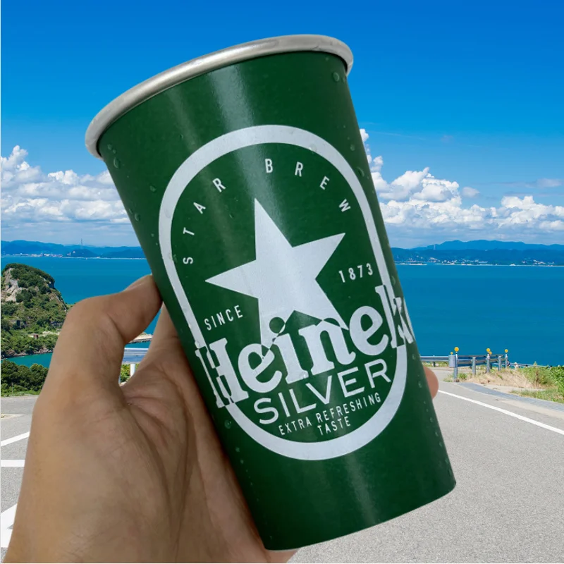 Durable aluminum beer cup Aluminum color-changing Drink cup Thermochromic beer mug Temperature-reactive beer tumbler Sensitive