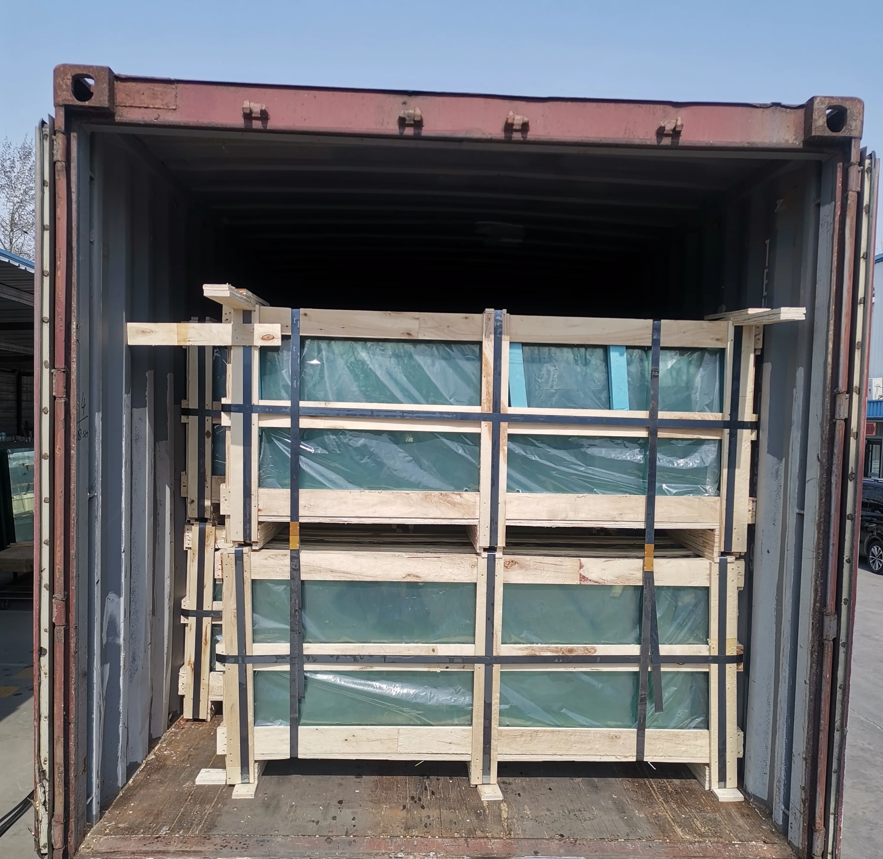 6mm 8mm 10mm 12mm Tempered Glass toughened clear low iron flat curved door shower screen balustrade padel glass factory price