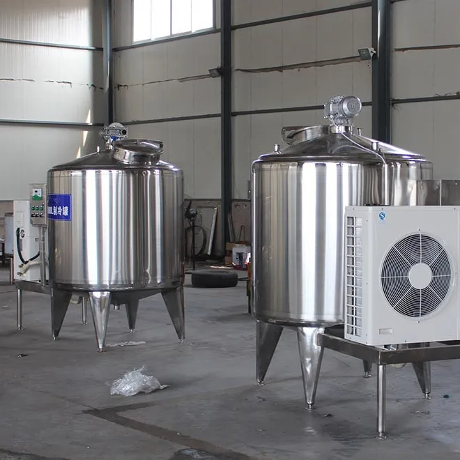 milk cooler/small Fresh milk system refrigerated dairy milk cooling tank