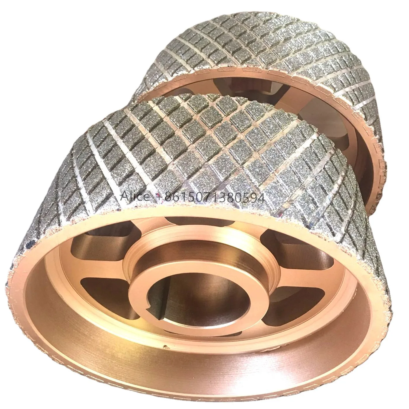 high quality electroplated  cylinder abrasive  Brake pad Brake lining friction grinding whee diamond wheel  truck car wheel