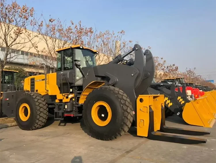 Chinese Famous Brand LW700KV-T33 Wheel Stone Forklift Front Loader 33 ton With Attachments