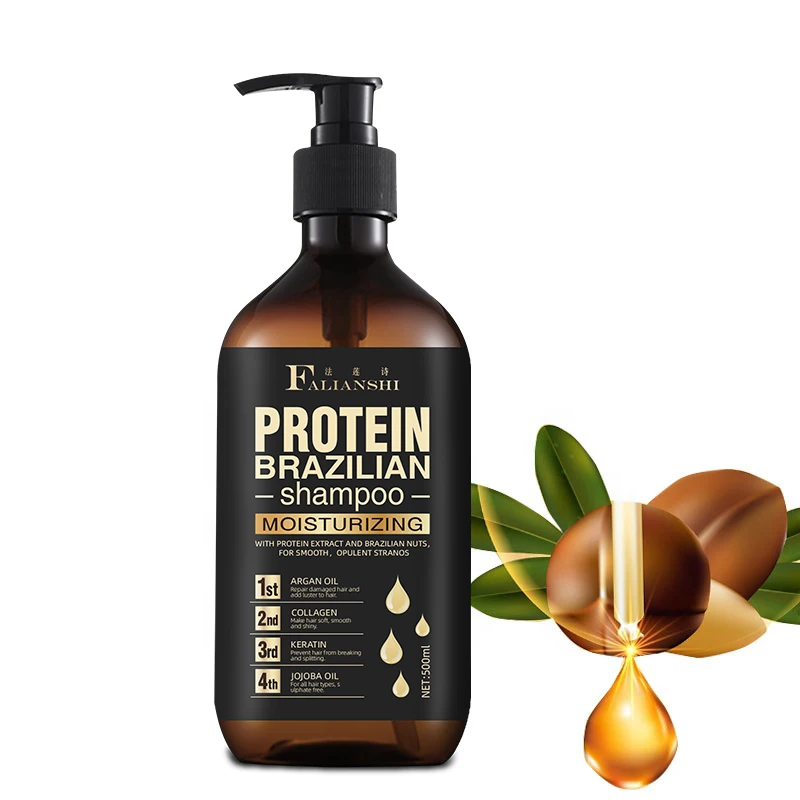 Шампунь для волос, чистый органический шампунь с марокканским аргановым маслом, Марокканское производство, лечение аргановым кератином для поврежденных сухих ломких волос