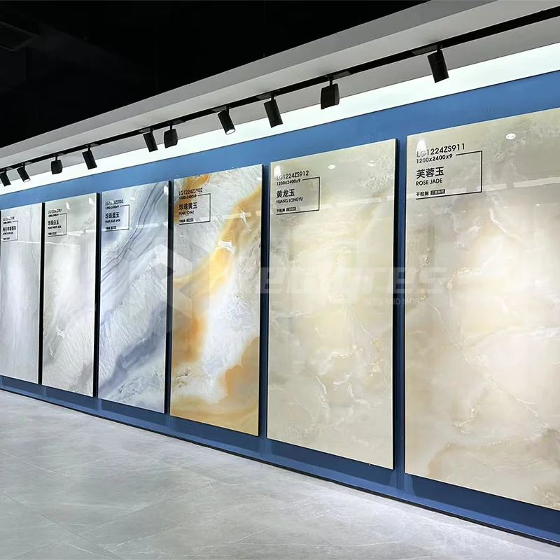 Realgres 9 Mm Floor And Wall Big Size Porcelain Slab Silky Surface Marble Look Light Grey Porcelain Slab