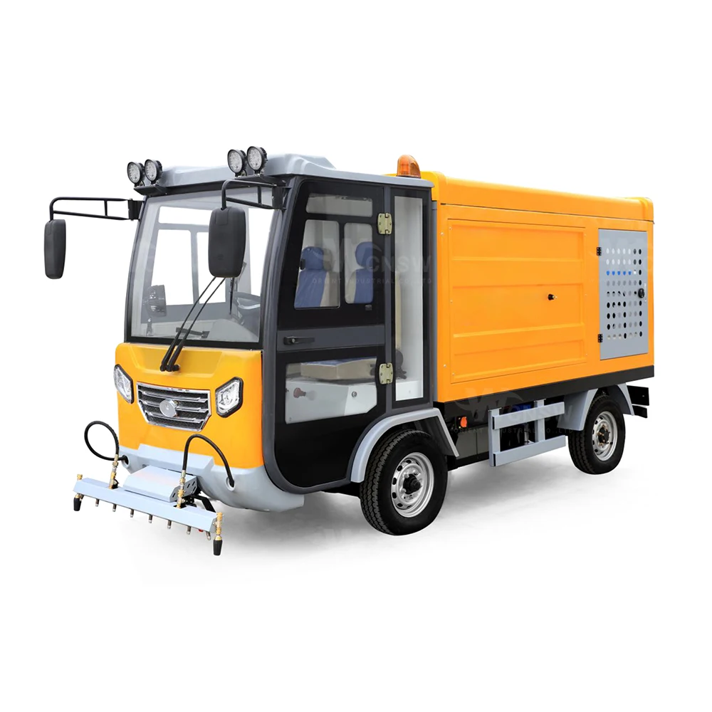 OR-H51Heavy Duty High Pressure Spray Enclosed Cab Water Spray Floor Cleaning Equipment Truck