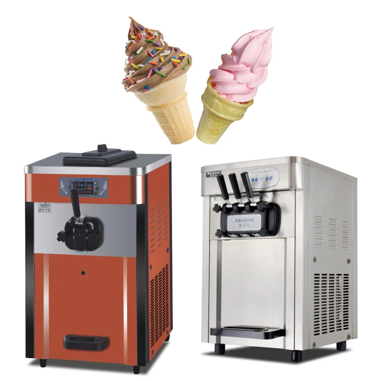 Easy to Portable Desktop Soft Serve Ice Cream Machine Commercial Serving Equipment Automatic Filling Frozen Ice Cream Cone