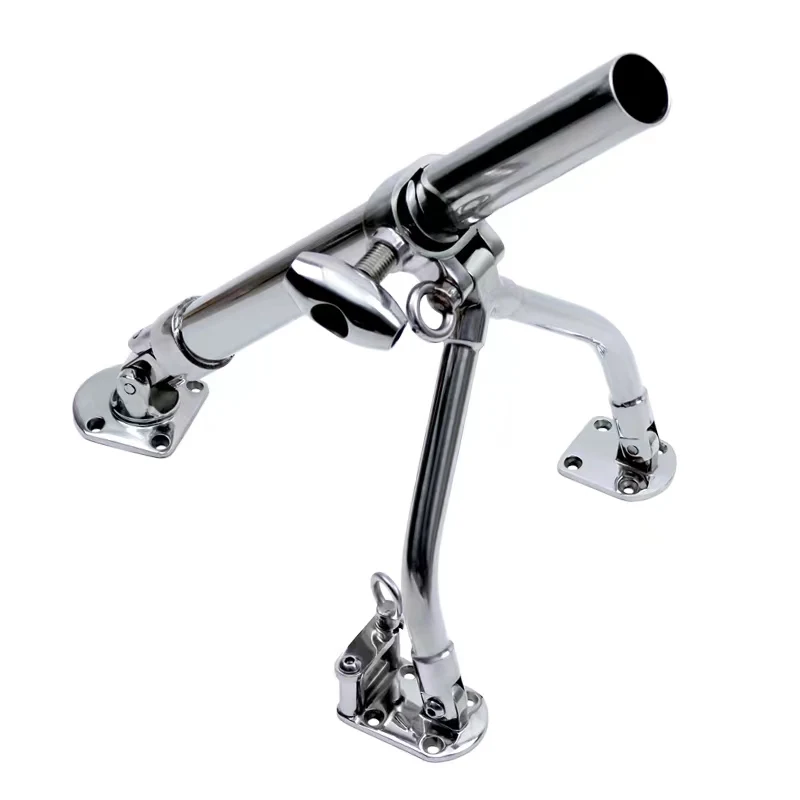 Shanghang Pair of Fishing Rod Holder Boat Rods Holder Folding Holder with knob and base Adjustable Fishing Rod Racks