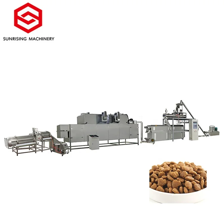 Inflated kibble small wet dog food machine extruder cat food machine pet food processing machine