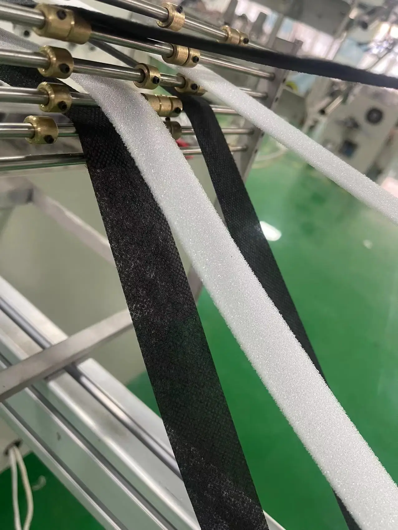 Fully Automatic Baseball Cap Hat Sweatband Making Machine for cap factory