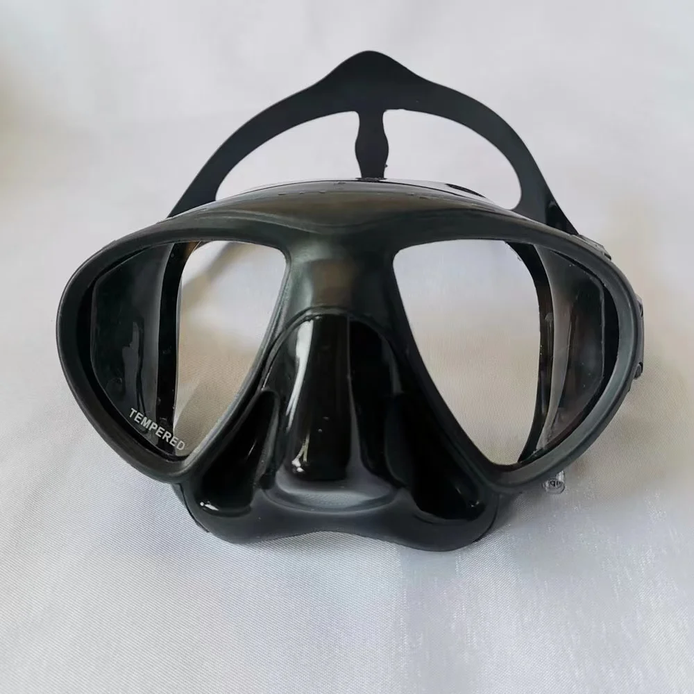 Low Volume Professional Diving Mask Scuba  Diving Goggles Snorkeling Mask Tempered Glass Frameless Mask