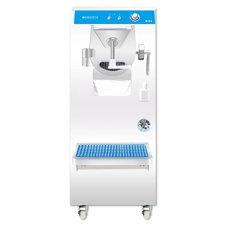 MEHEN M10E 20-40L/H Stainless Steel Italian Hard Gelato Ice Cream Machine Mehen Batch Freezer