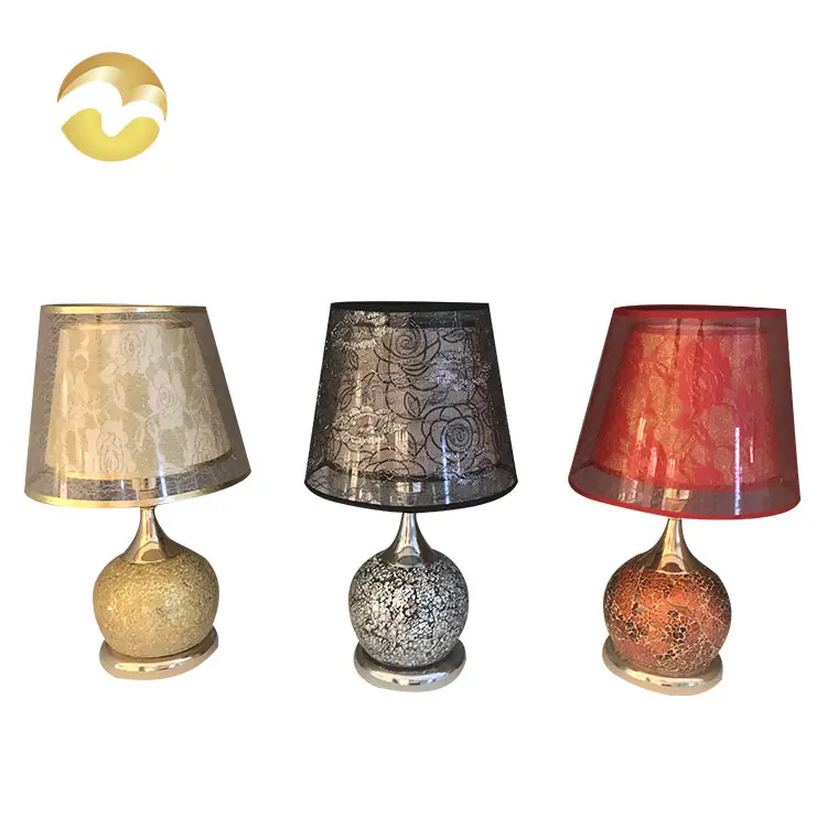 
Modern LED patch light source home decor double-layer printed lampshade E27 led table lamp light and lighting lamp 