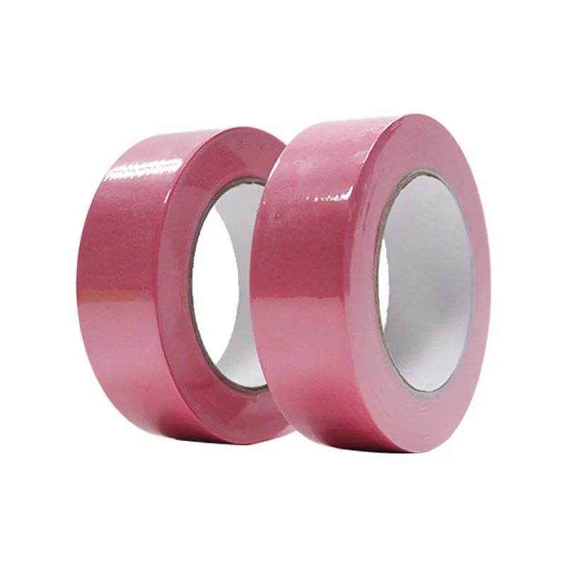 Sticky High Quality Japanese Washi Pink Adhesive plain self adhesive paper solid color washi tape