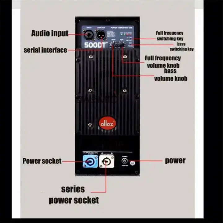 New power amplifier 1000w real 1500W 8ohm active Speaker Amplifier Module Class D subwoofer