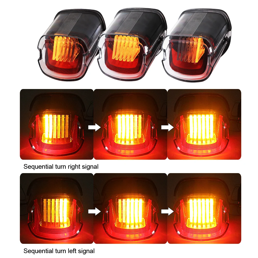 Высококачественный уникальный задний фонарь с U-образным дизайном для мотоцикла сменный встроенный EMC номерным знаком Harley