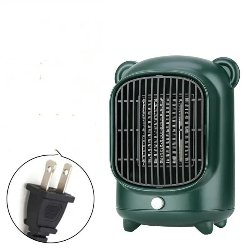 Fast Heating And Silent Portable Electric Ptc Heater Desktop Mini Small Room Heater Electrical Fan