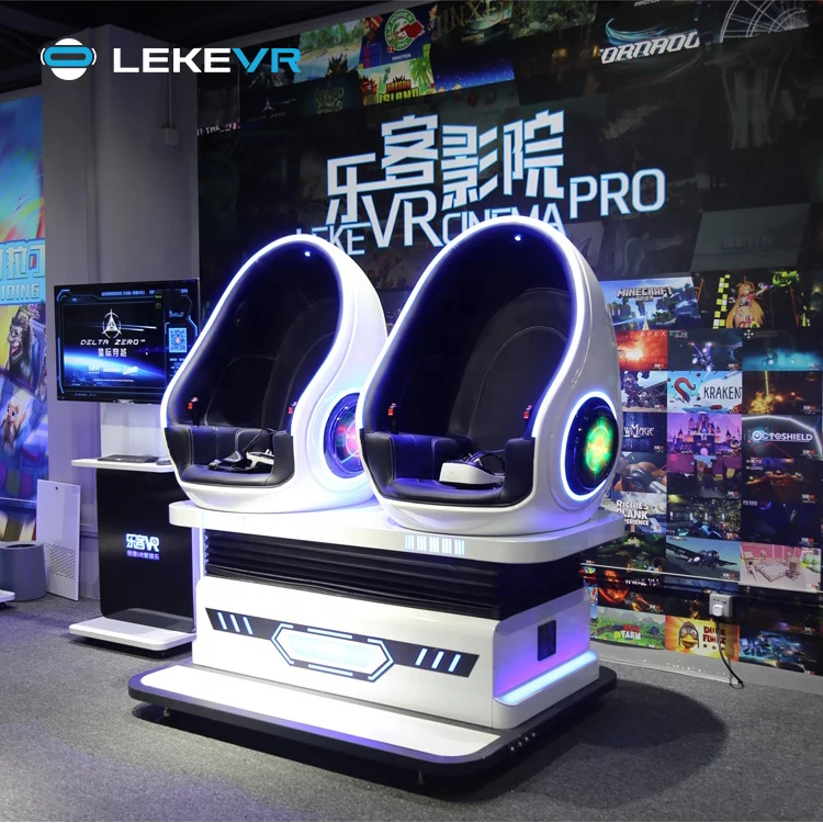 LEKE VR Business Project 9D Виртуальная реальность тематический парк яйцо стул Вечеринка развлекательные симуляторы
