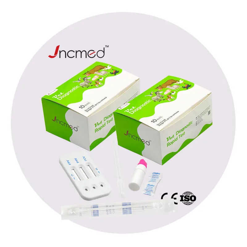 Pet Diagnostics Vet Rapid Test Feline Parvovirus Herpesvirus Calicivirus Ab FPV FHV FCV Ab Test Kit
