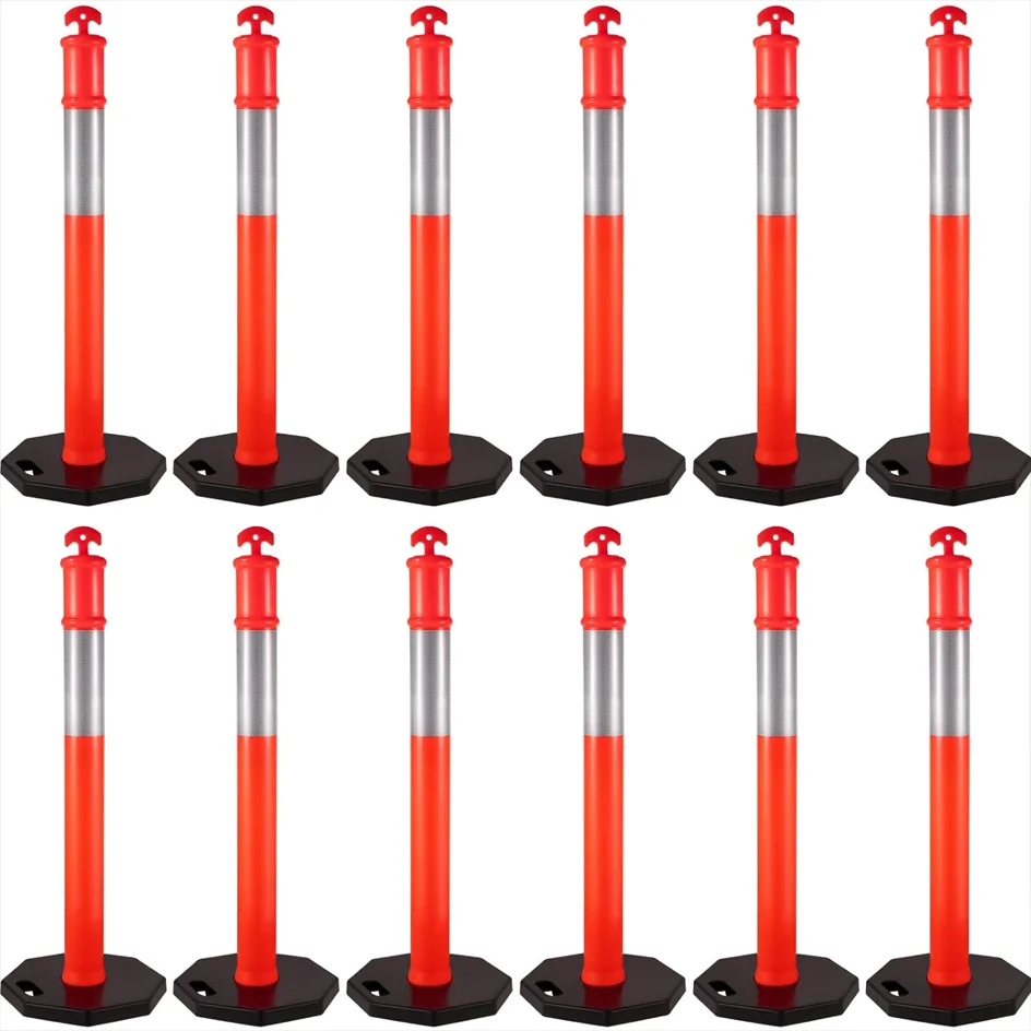 F Safety Bollard, Bollard Post,Perfect for Traffic-Sensitive Area Parking Lots