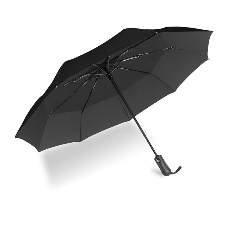 
Customized Logo Compact 3 Folding Automatic Umbrella 