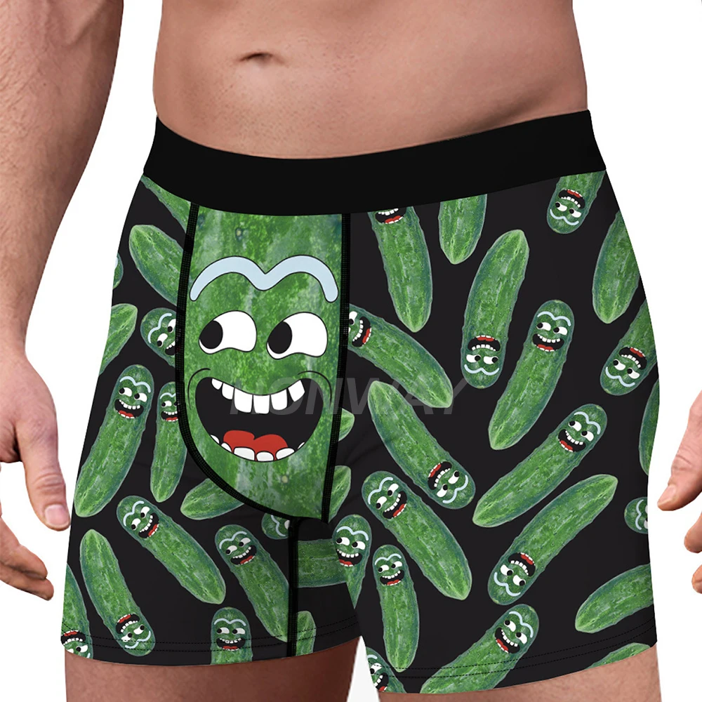 Comfortable Sports Animal Anime Printed Mens Underwear Manufacturerpants Tight Fitting Male Boxer Mens Underwear For Men