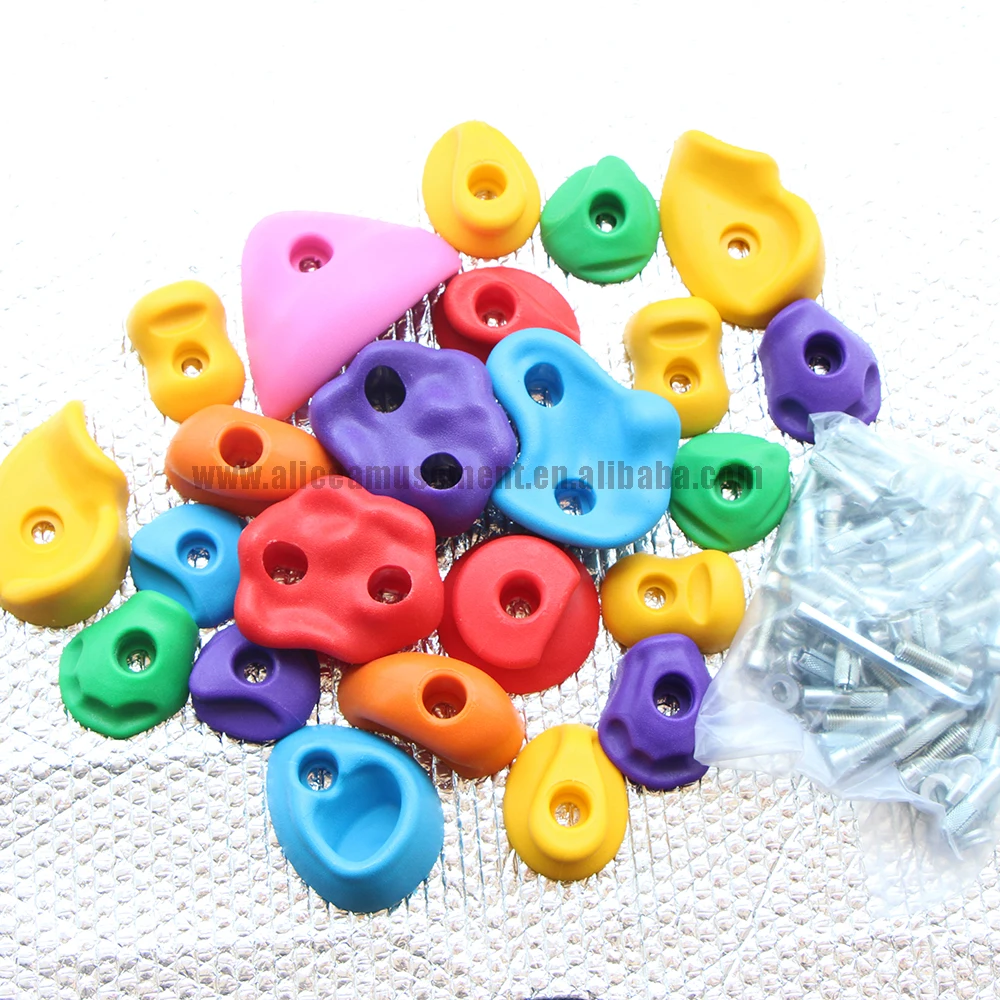 Climbing Holds Rock Holds Anti-skid Climbing Mounting Hardware Playground Equipment Outdoor Climbing Wall Holds for Kids