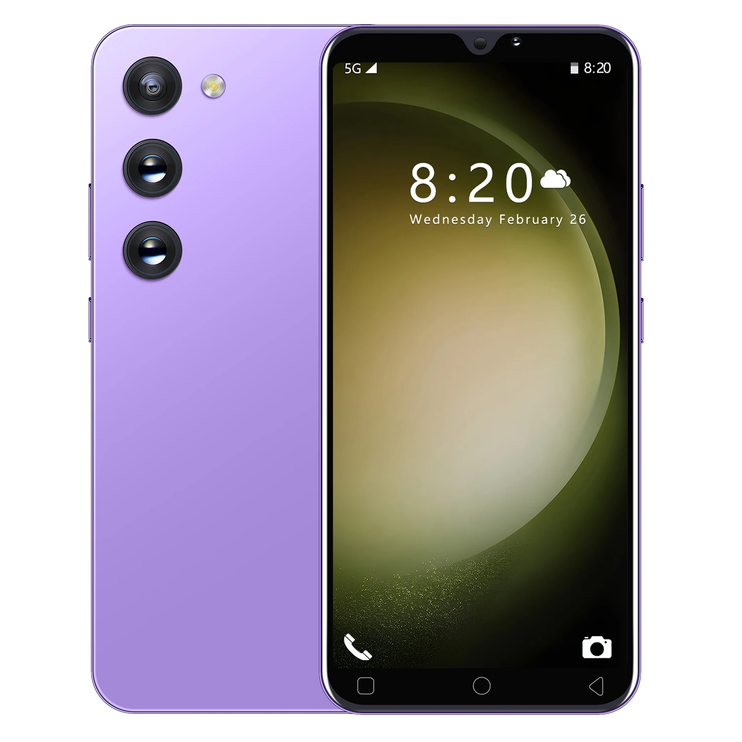 2023 Hot Sale S23+ 5G android10.0 5.5Inch Original Mobile Phone 12GB+512GB Large Memory Smart Phone Beauty Camera Gaming phone