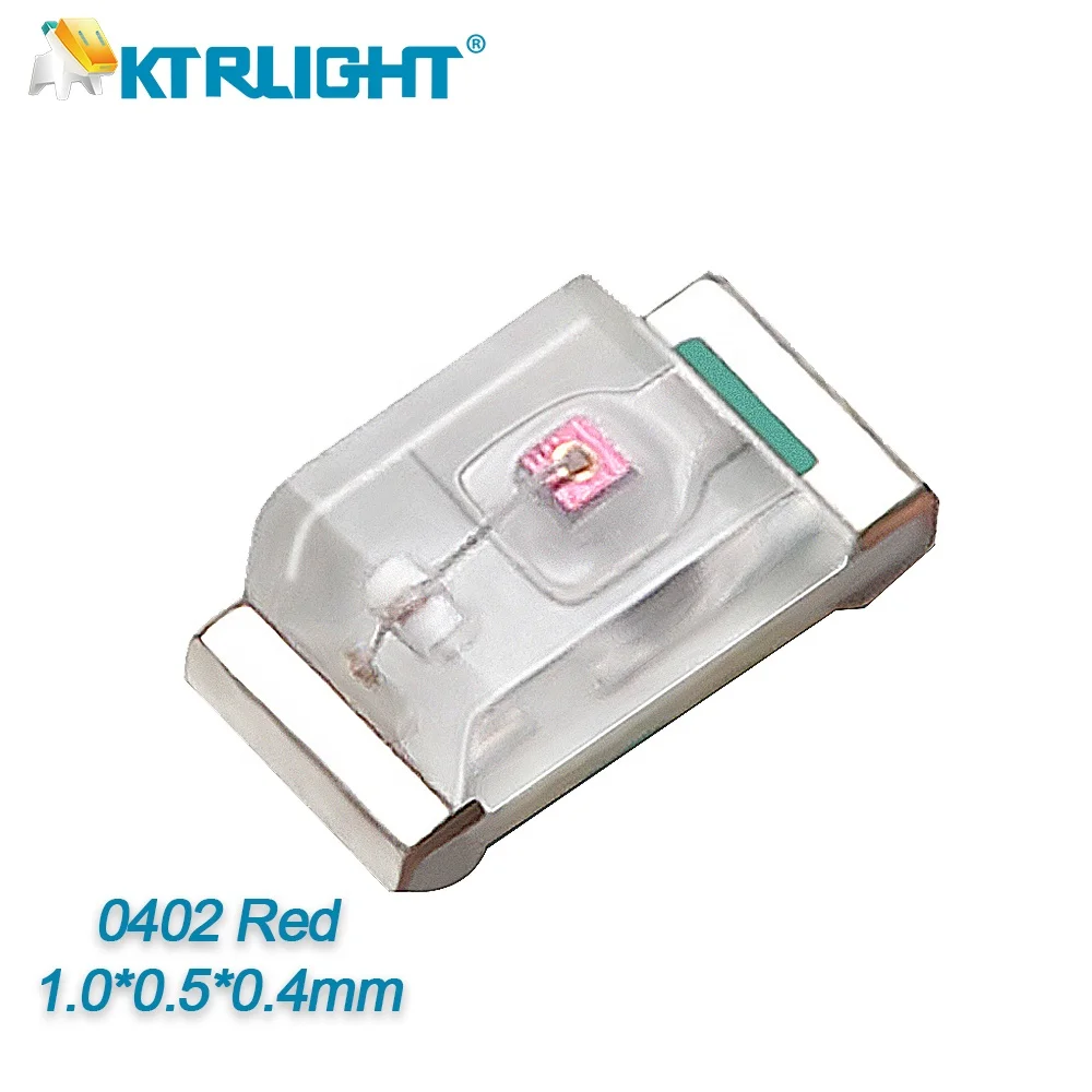 KTRLIGHT RTS 0402 SMD LED Red 620-625nm 0.04W high bright 0402 Led chip surface mounted SMD LED