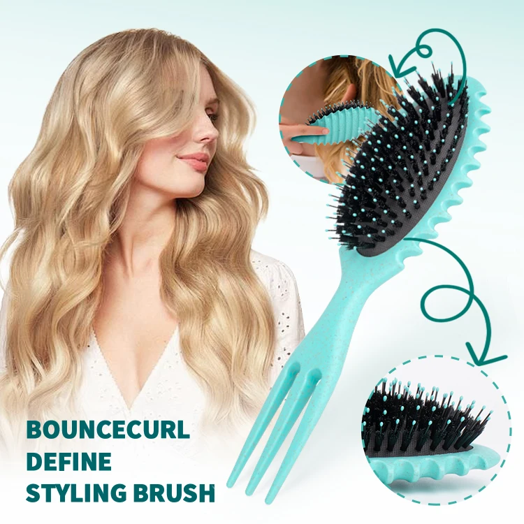 New Design Wheat Straw Aquaman trident Hair Scalp Massager Comb With Low Price