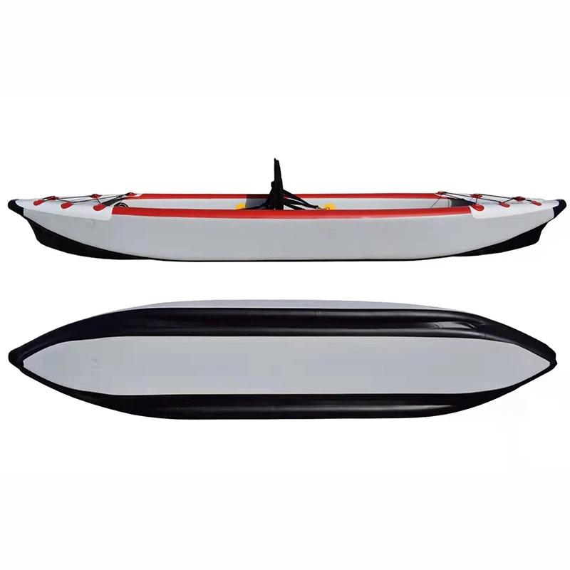 New Design Foldable Pvc Drop Stitch Inflatable Kayak Two Person For Fishing