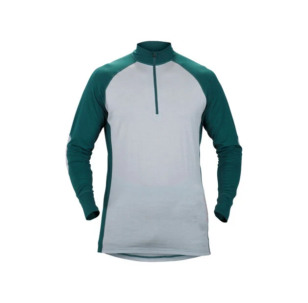 Высококачественное мужское термобелье с подогревом из мериносовой шерсти, комплекты нижнего белья на молнии, базовая спортивная одежда с длинным рукавом