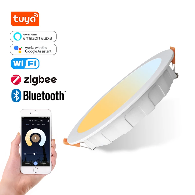 VACE Moisture-Proof Flat Ip44 Round Water Resistant Waterproof Cct Change And Dimmable Led Panel Lights