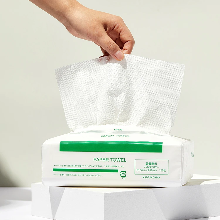 Wholesale High Quality Cheap White Hand Paper Towels Household Kitchen Paper Towel