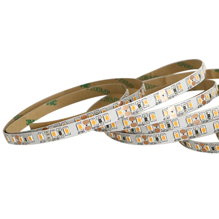 Светодиодная лента высокой яркости Ra 97 SMD 2835, теплый белый свет, 120 светодиодов, 12 В