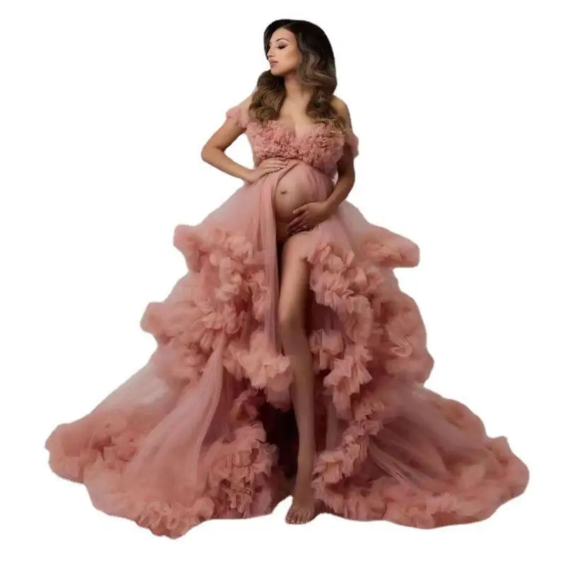 new arrival photoshoot dress 2023 pregnant women clothes sexy pregnancy dresses maternity for photography