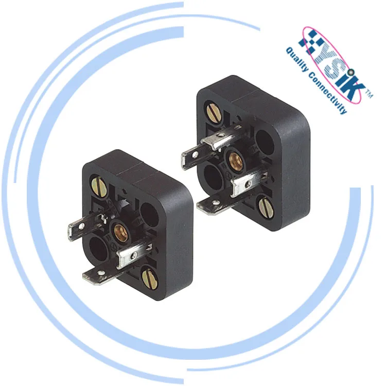Central Screw Valve Plug Female Assembly Type A solenoid connector