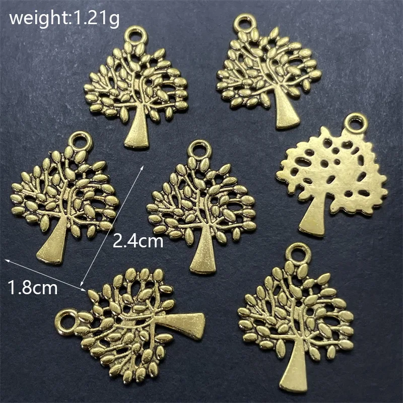 Wholesale custom jewelry tree of life metal pin plain pendant gift jewelry for christmas