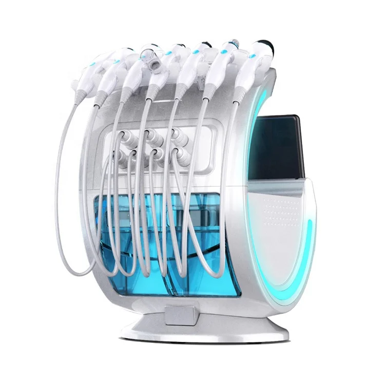 Factory direct sell hydrofacials machine smart ice blue 7 in 1 hydra microdermabrasion facial machine