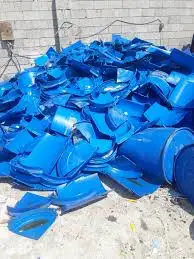 100% HDPE BLUE DRUM SCRAP