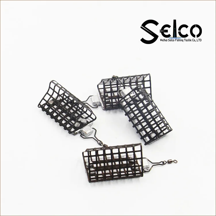High Quality Carp Fishing Basket Bait Feeder 30g 60g Triangular Metal Cage Fishing Accessories Wholesale