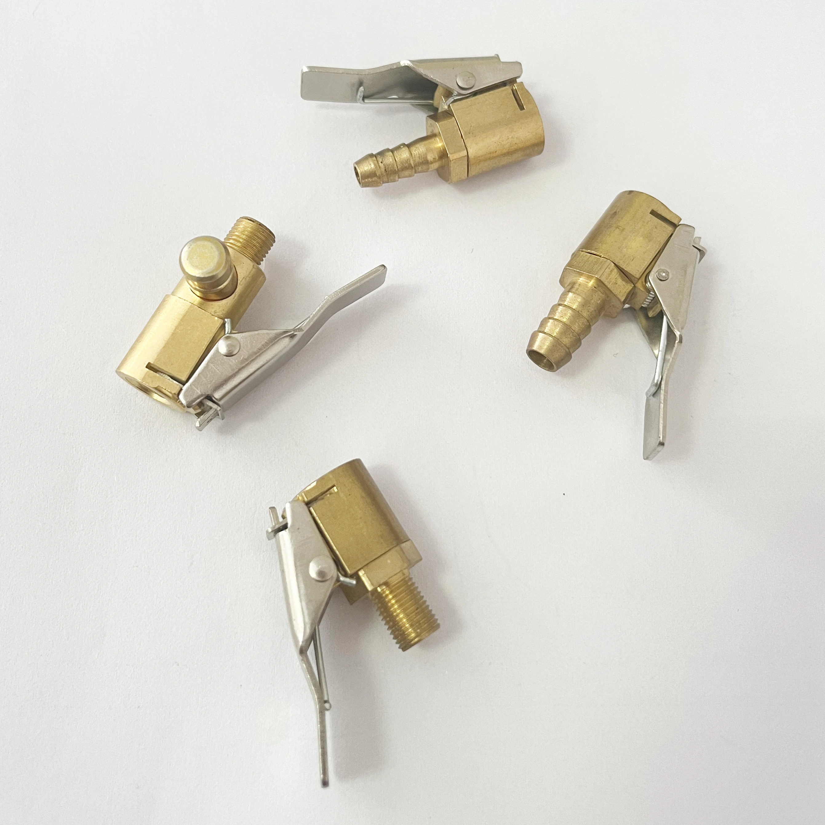 Tyre Quick Inflation Clip Portable Car Tyre Air Chucks,Brass Air control inflate+ deflate pump adapter nozzle extension Clip-on