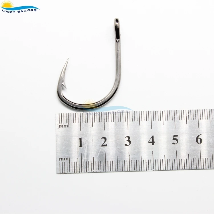 Stainless Fishing Shark Hook, Saltwater Tuna Fish Hook Big Game Jigs Fishhooks
