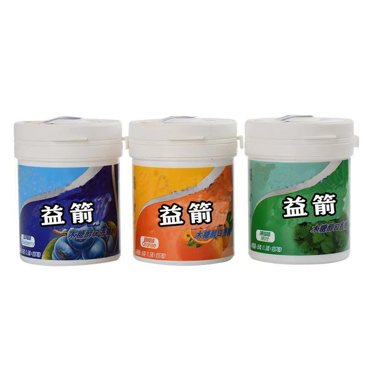 
factory price 1.4 g pillow shape Bulk packing customized xylitol sour mint flavor chewing gums 