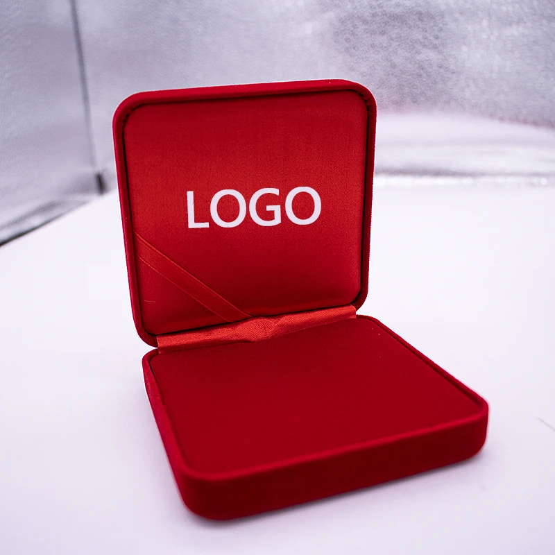 Custom Logo Velvet Gift Box Medal Display Box Elegant Presentation Coin Case Souvenir Coin Box Vintage