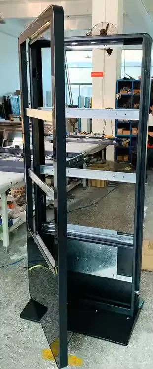 ЖК-экран двухсторонний рекламный дисплей двойной экран сенсорный плеер киоск