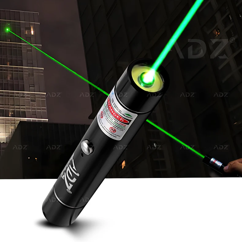 ADZ high-power professional laser Pen USB Charge Flashlight Green Laser Pointer