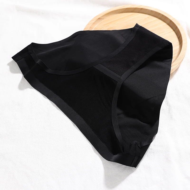 Anti-side Leakage Women Period Underwear Waterproof Fabric Culotte Menstruelle Low Waist High Absorption Period Panties