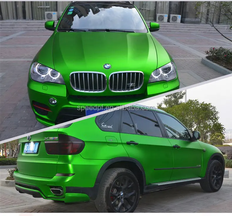 Hot sale high quality Ice chrome matte metallic fashion colorful car wrapping sticker