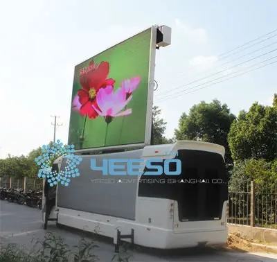 YEESO LED Media Truck YES-V16 with large led display for large events, political campaign