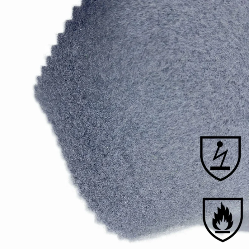 Hot Sale Inhereant Flame Resistant Modacrylic Brushed Fleece For Fr Hoodie
